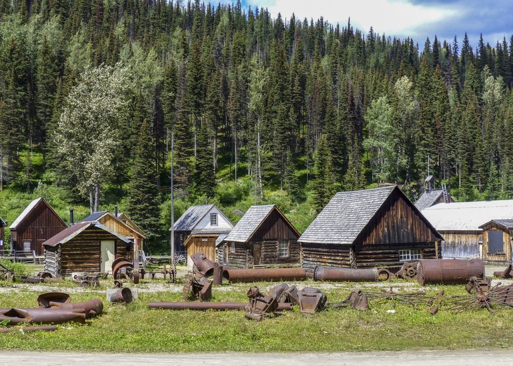 barkerville, gold mine, town