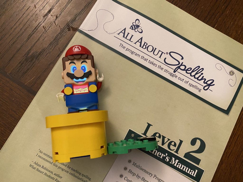 Mario Lego and All About Spelling