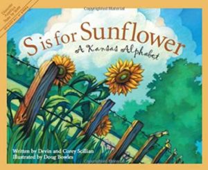 S is for Sunflower Kansas Children's Book